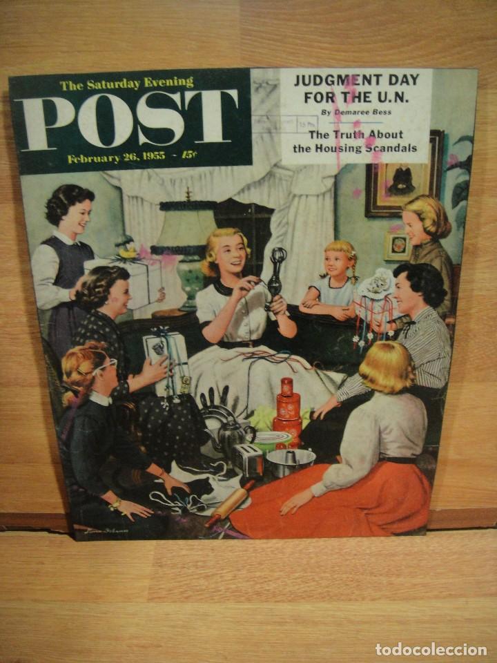 Coleccionismo: portada del saturday evening post
