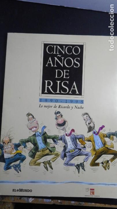 Coleccionismo: CARPETA CON 25 L&Aacute;MINAS DE RICARDO Y NACHO (CINCO A&Ntilde;OS DE RISA). EDITADAS POR EL MUNDO