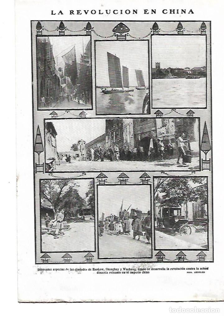 Colecionismo: A&Ntilde;O 1911 RECORTE PRENSA LA REVOLUCION EN CHINA HANKOW WUCHANG SHANGAY
