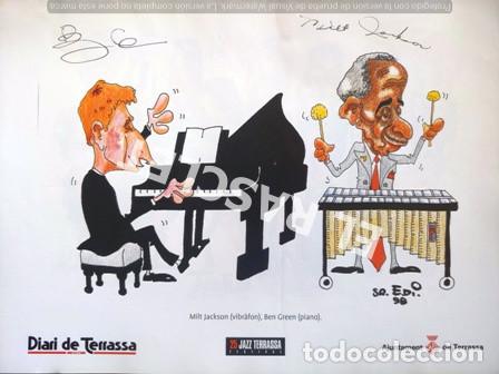 Collecting paper: ANTIGUA LAMINA - 25 FESTIVAL DE JAZZ DE TERRASSA - MILT JACHSON - SR. EDI - 98 -