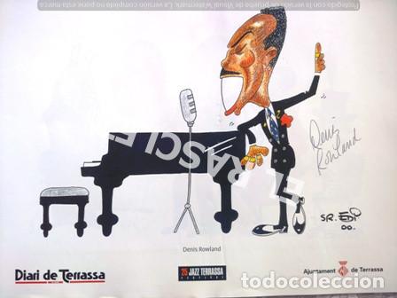Collecting paper: ANTIGUA LAMINA - 25 FESTIVAL DE JAZZ DE TERRASSA - DENIS ROWLAND - SR. EDI - 00 -