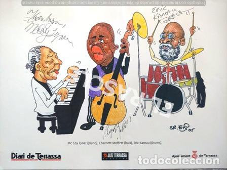 Collezionismo: ANTIGUA LAMINA - 25 FESTIVAL DE JAZZ DE TERRASSA - MC COY - SR. EDI - 05 -