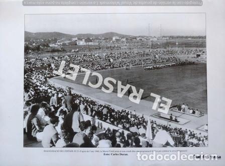 Collectionnisme: ANTIGUA LAMINA DE TERRASSA - INAGURACIO DE L'ESTADI ANY 1960 -