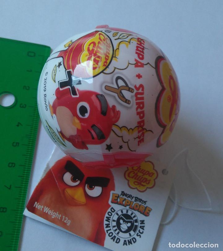 Coleccionismo: capsula bola envoltorio angry birds bird chupa chups chuppa plastico ball VACIA