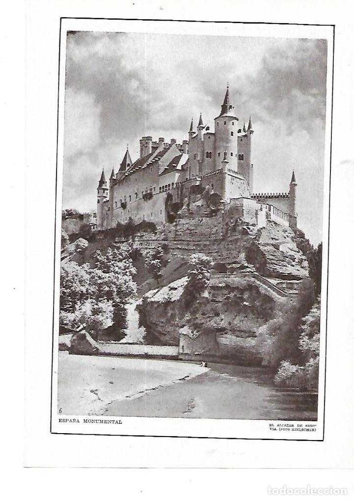 Collecting paper: A&Ntilde;O 1915 RECORTE PRENSA EL ALCAZAR DE SEGOVIA FOTOGRAFIA HIELSCHER ESPA&Ntilde;A MONUMENTAL