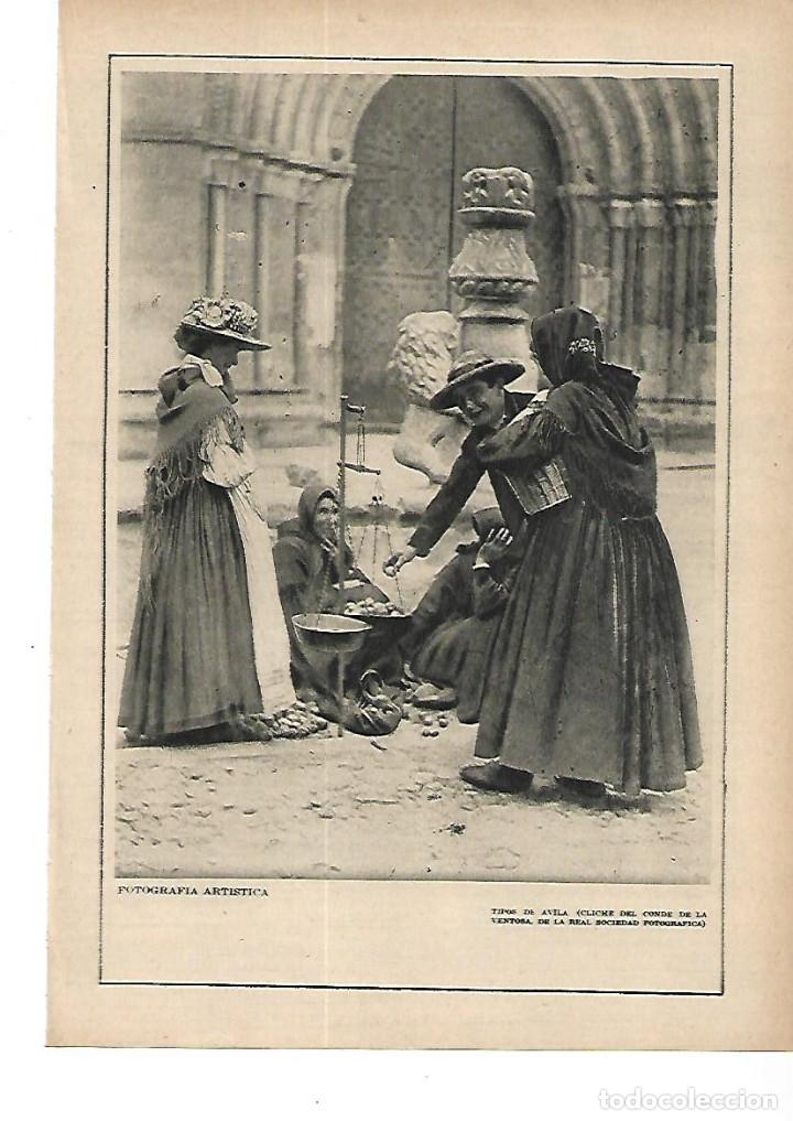 Collecting paper: A&Ntilde;O 1915 RECORTE PRENSA FOTOGRAFIA ARTISTICA CONDE DE LA VENTOSA TIPOS DE AVILA REAL SOCIEDAD FOTOG