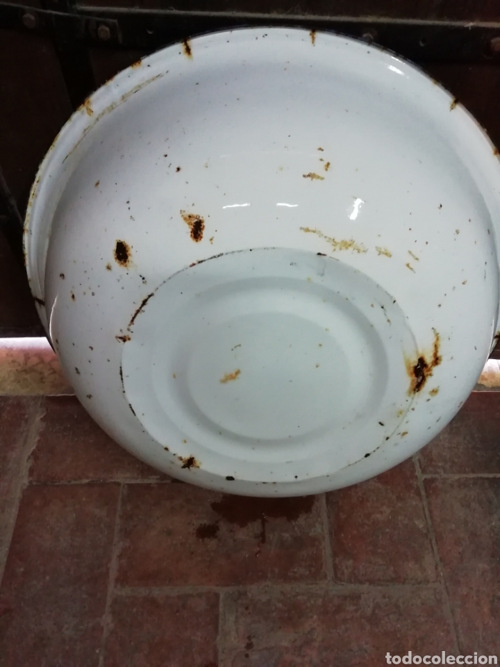 Coleccionismo: Palangana esmaltada de chapa - Foto 2