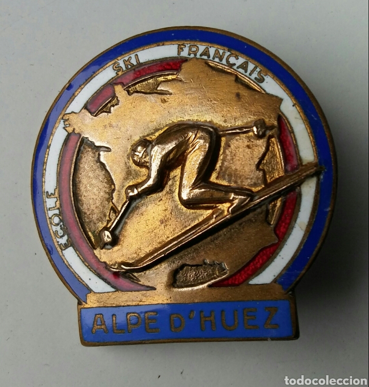 Coleccionismo: Broche medalla o pin esmaltada - Francia