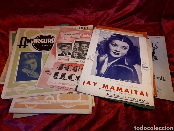 Coleccionismo: Lote de 28 partituras de peliculas,cine, tangos. Originales a&ntilde;os 30, 40, 50 y 60
