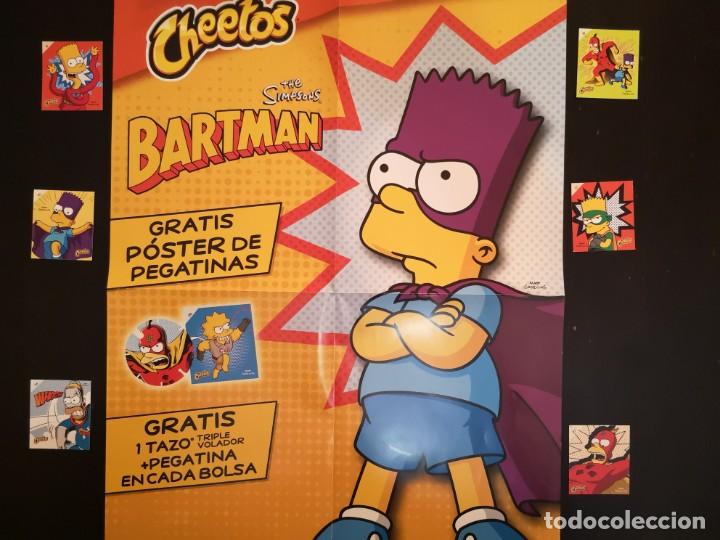 Coleccionismo: PEGATINAS BARTMAN SIMPSONS CHEETOS (2015 MATUTANO) -ELIGE-