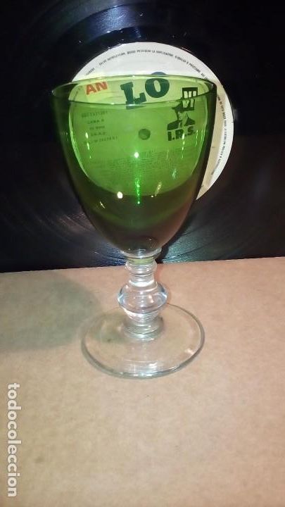 Coleccionismo: COPA VERDE VINTAGE .