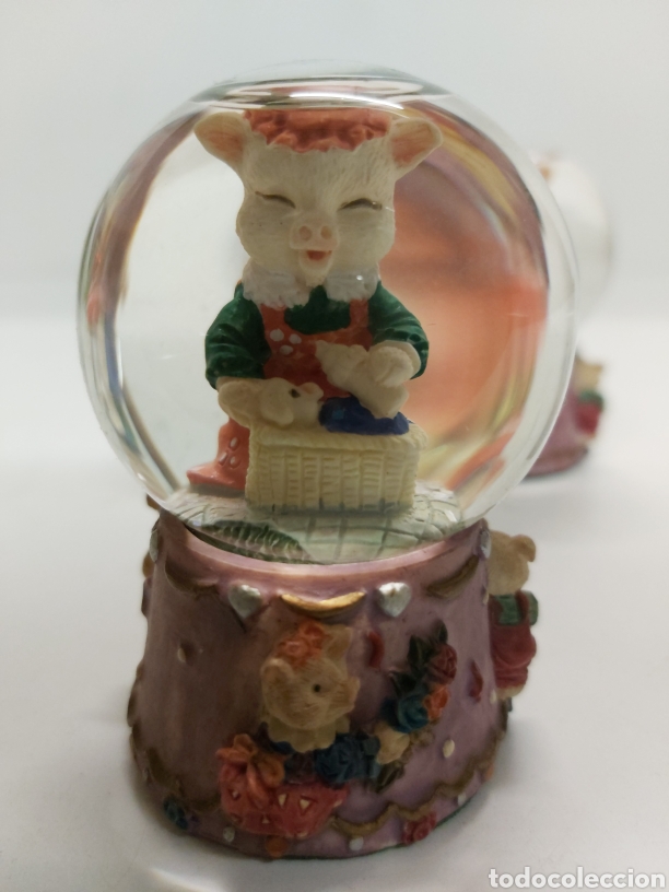 Coleccionismo: Bolas de nieve Leonardo Collectables Pigs - Foto 3