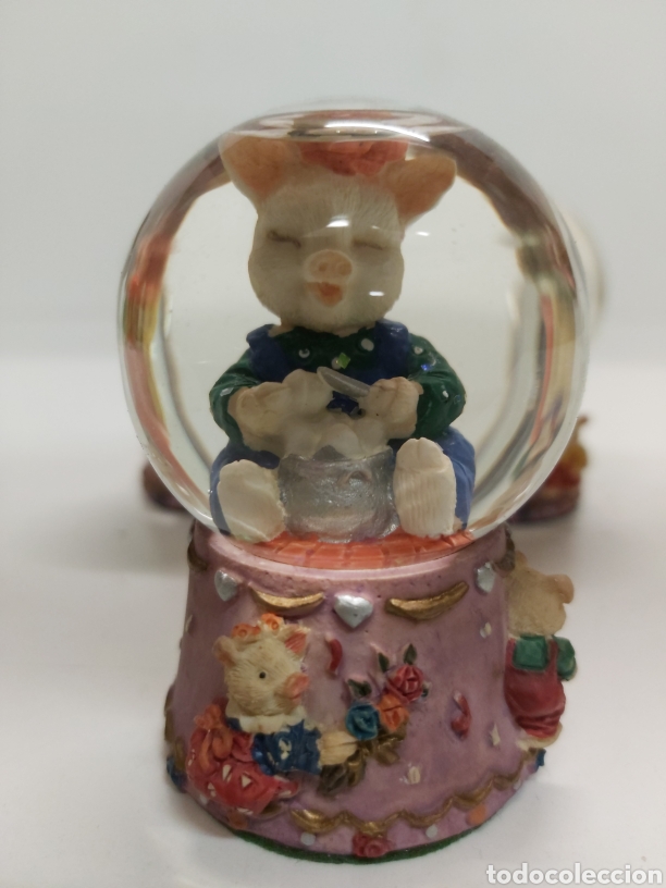 Coleccionismo: Bolas de nieve Leonardo Collectables Pigs - Foto 5