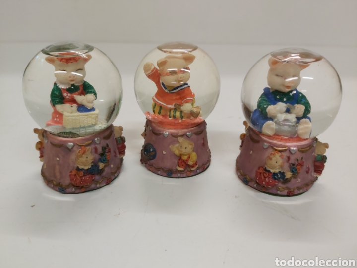 Coleccionismo: Bolas de nieve Leonardo Collectables Pigs - Foto 1