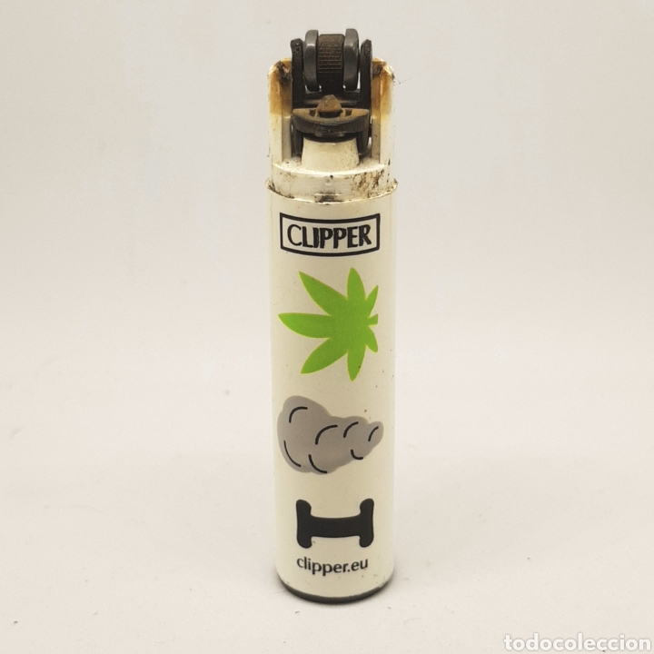 Coleccionismo: (L.1) MECHERO CLIPPER. LOVE & WEED. 1/4
