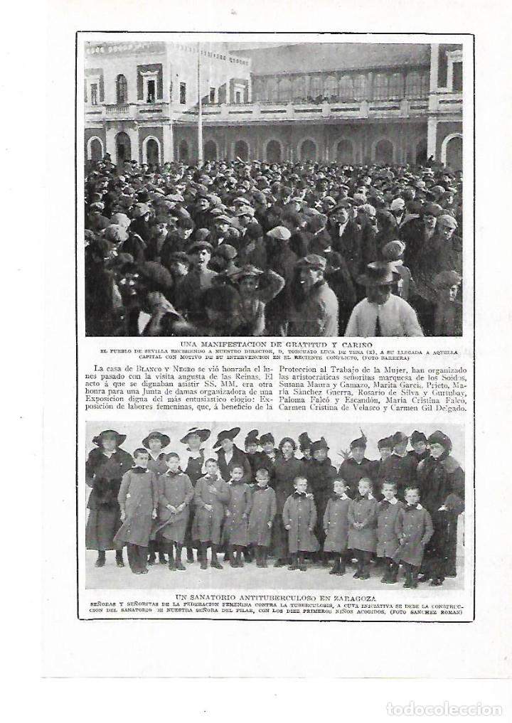 Collectionnisme: A&Ntilde;O 1915 ZARAGOZA SANATORIO NUESTRA SE&Ntilde;ORA DEL PILAR TUBERCULOSIS PRIMEROS DIEZ NI&Ntilde;OS ACOGIDOS