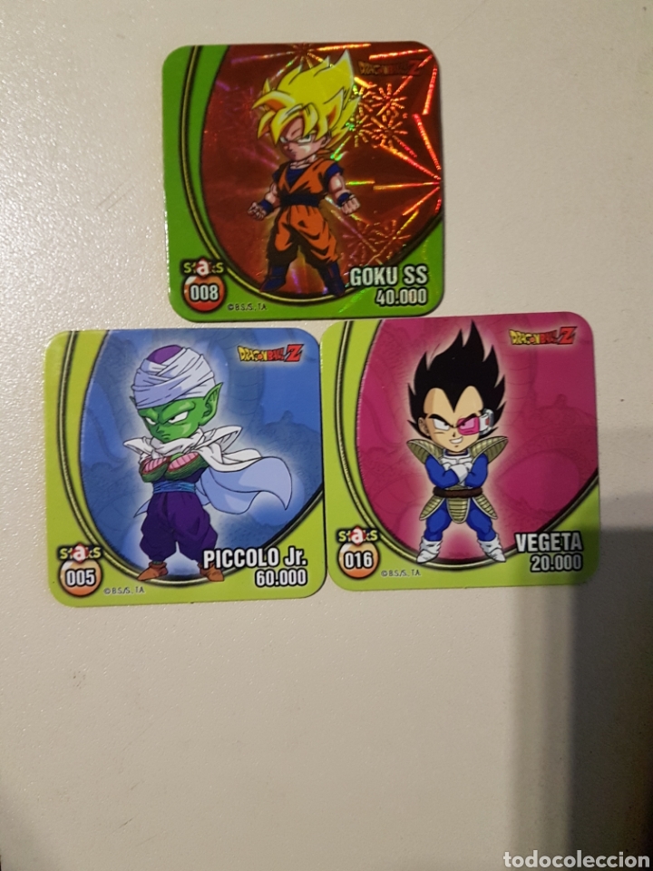 Coleccionismo: STAKS DRAGON BALL 005 008 016 - GOKU PICCOLO VEGETA