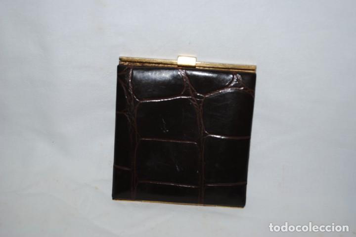 Coleccionismo: PITILLERA DE PIEL MARRON - Foto 4