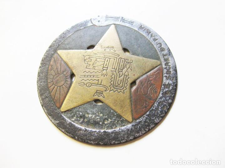 Collecting: Disco m&aacute;gico con grabados para atraer la suerte. Metales Cobre Zinc lat&oacute;n Hierro. Le Secret Du Fakir