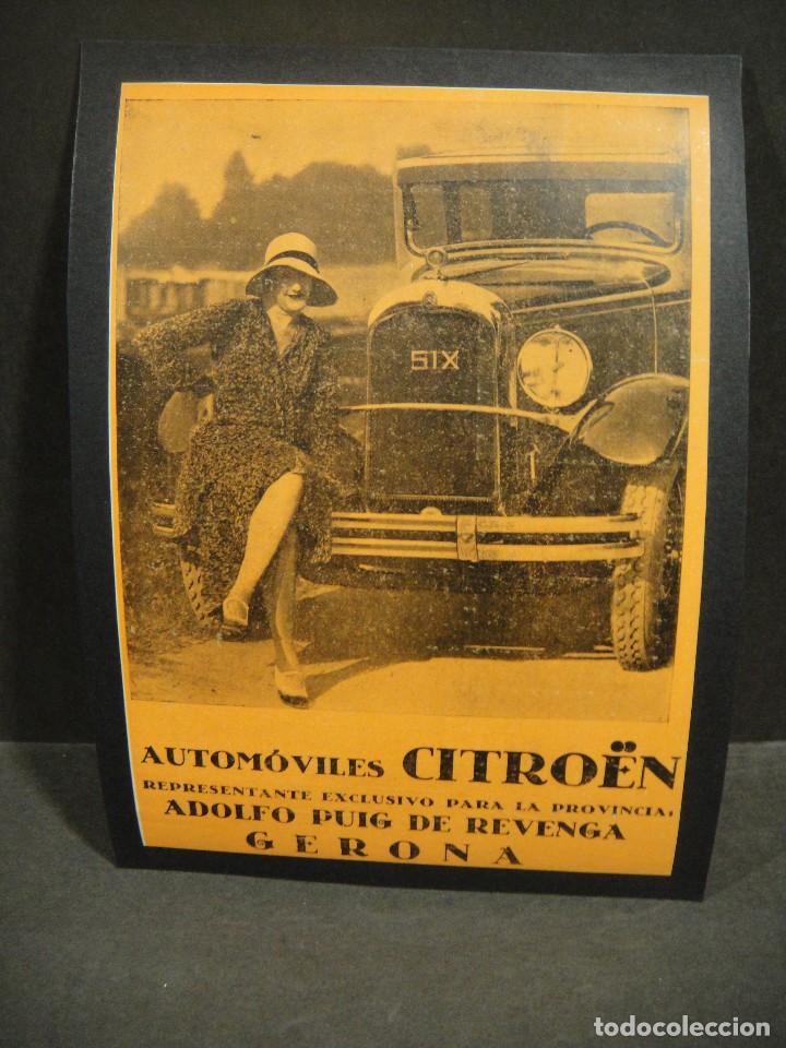 Coleccionismo: adolfo puig , representante citroen , gerona a&ntilde;o 1940