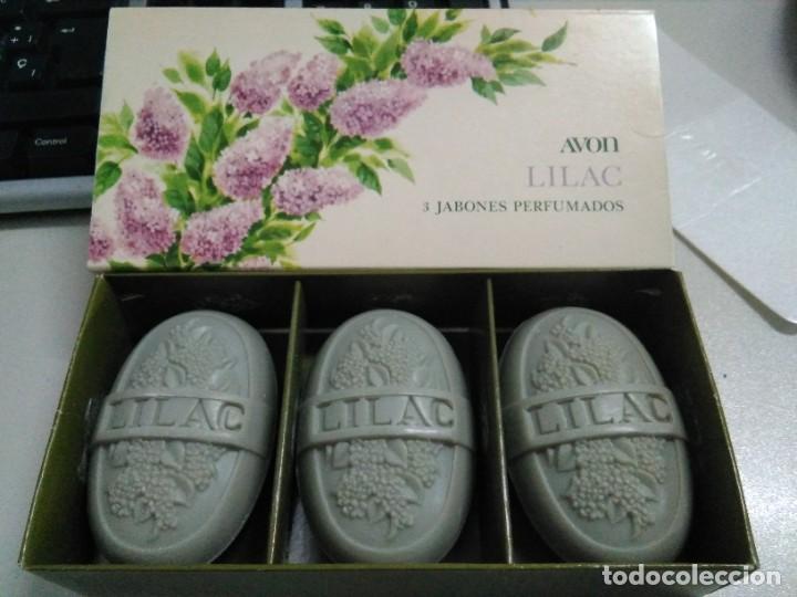 Coleccionismo: Estuche jab&oacute;n vintage antiguo tocador AVON LILAC