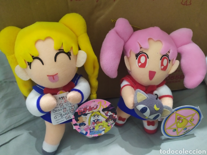 Coleccionismo: Lote Peluche Tsukino y Chibi Moon Chibiusa Anime Sailor Moon