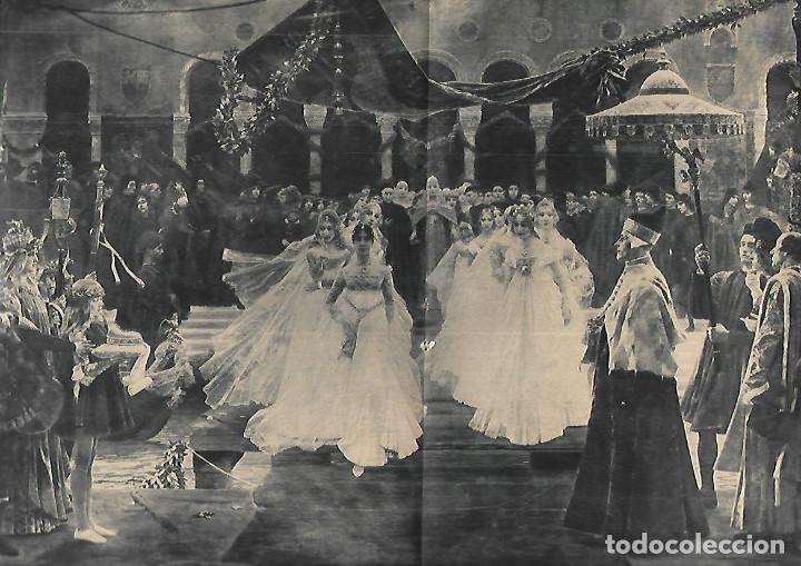 Collectionnisme: A&Ntilde;O 1915 RECORTE PRENSA PINTURA EL TRIUNFO DE LA DOGARESA CUADRO DE JOSE VILLEGAS REPRODUCCION