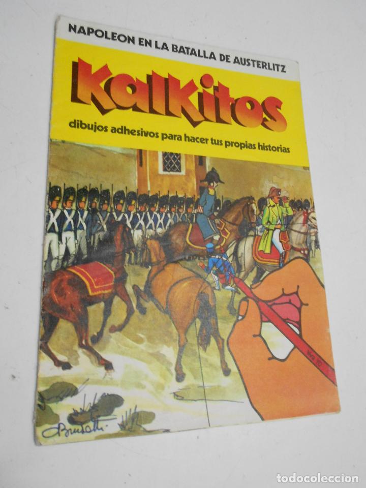 Coleccionismo: ANTIGUA LAMINA KALKITOS - NAPOLEON EN LA BATALLA DE AUSTERLITZ