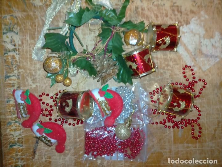 Coleccionismo: Lote decoraci&oacute;n navide&ntilde;a - Foto 1