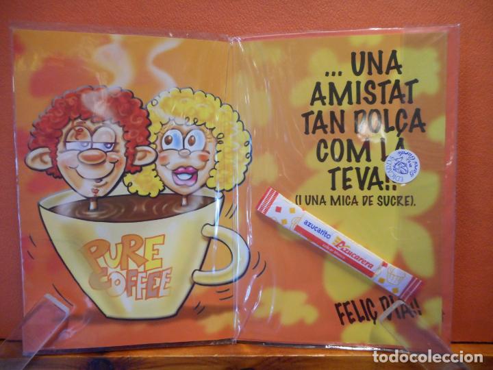 Coleccionismo: SIMP&Aacute;TICA TARJETA DE CUMPLEA&Ntilde;OS. - Foto 2