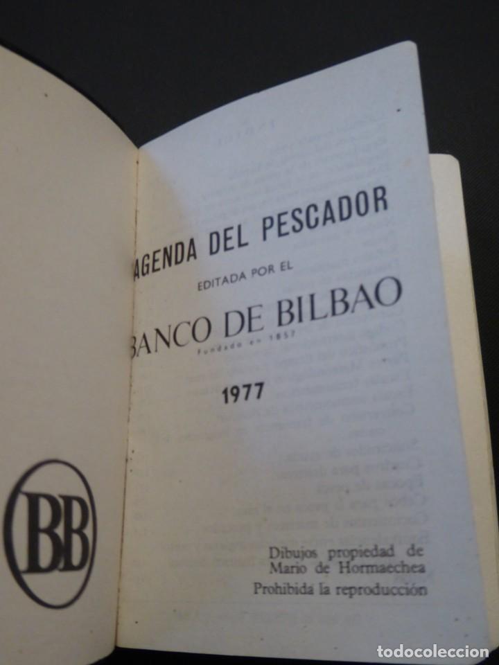 Coleccionismo: Agenda del Pescador. 1977. Banco Bilbao