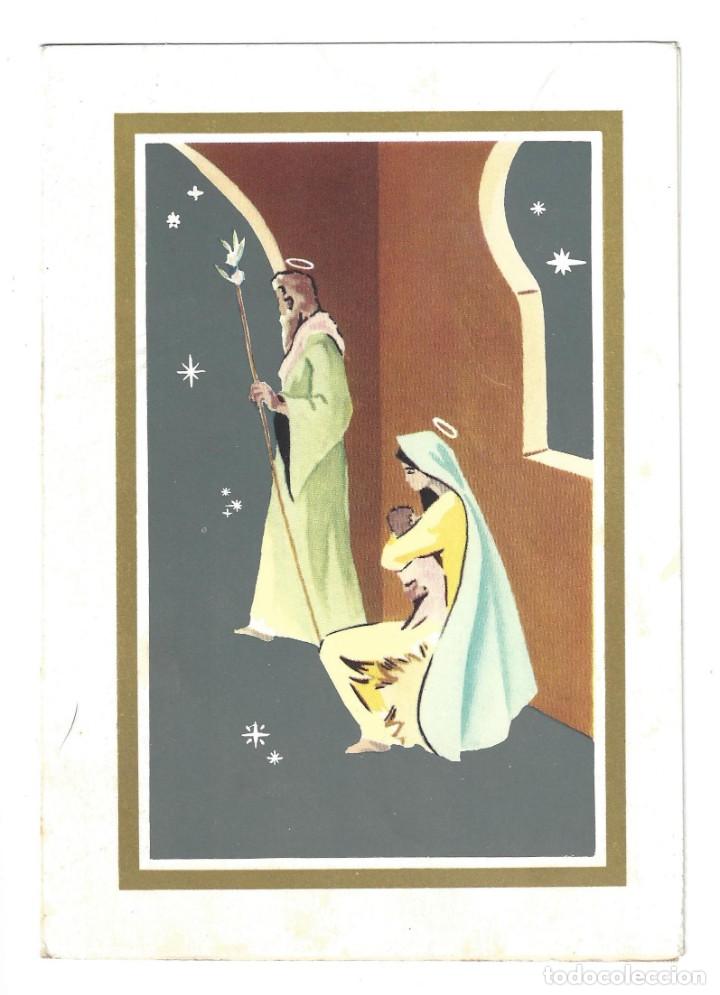 Coleccionismo: TARJETA FELICITACI&Oacute;N NAVIDAD- NATIVIDAD DEL NI&Ntilde;O JES&Uacute;S. AA N&ordm; 3552. ESCRITA- 1960