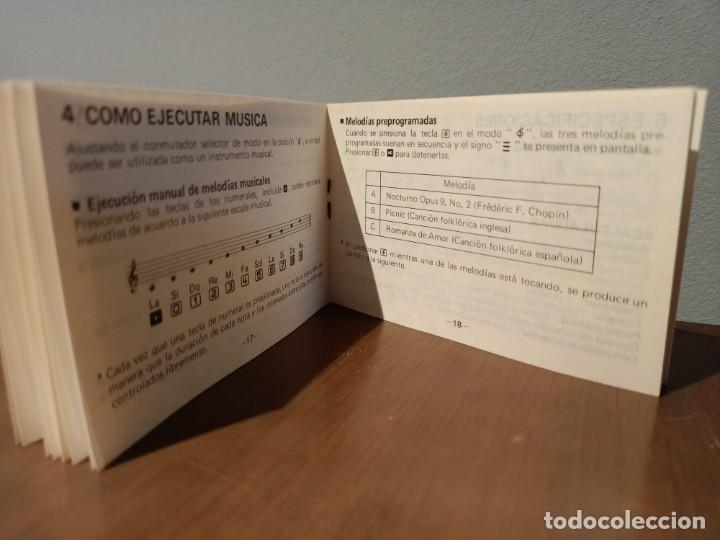 Coleccionismo: MANUAL DE OPERACION CASIO ML-833 - Foto 4