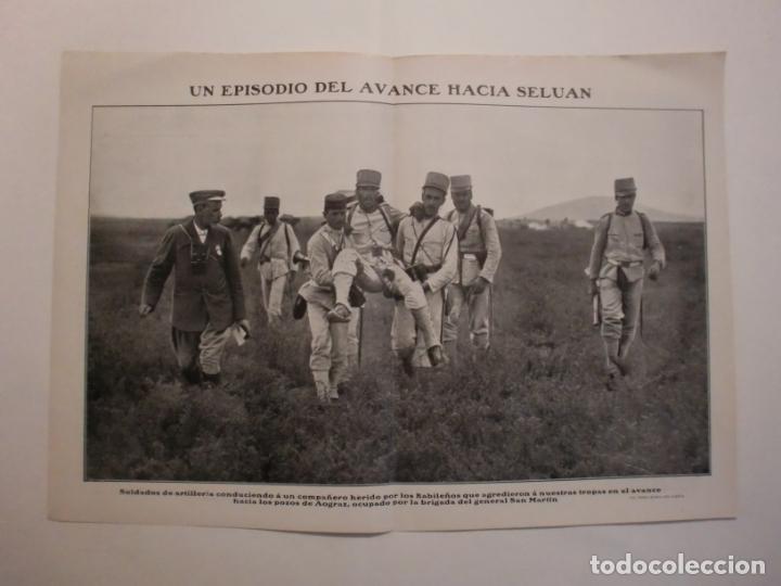 Coleccionismo: LA CAMPA&Ntilde;A DEL RIF AVANCE HACIA SEULAN TROPAS CAMINO DE NADOR - 23/9/1909