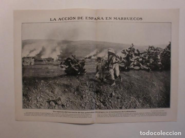 Coleccionismo: INCENDIO DE LOS POBLADOS EN LAHHADARA - EL VIAJE DE PERLY AL POLO NORTE - 23/9/1909