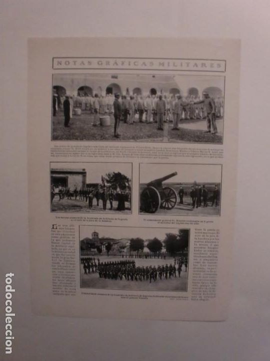 Coleccionismo: ACADEMIA DE ARTILLERIA DE SEGOVIA - REGIMIENTO VILLARROBLEDO - EXPO. VALENCIA - 28/10/1909
