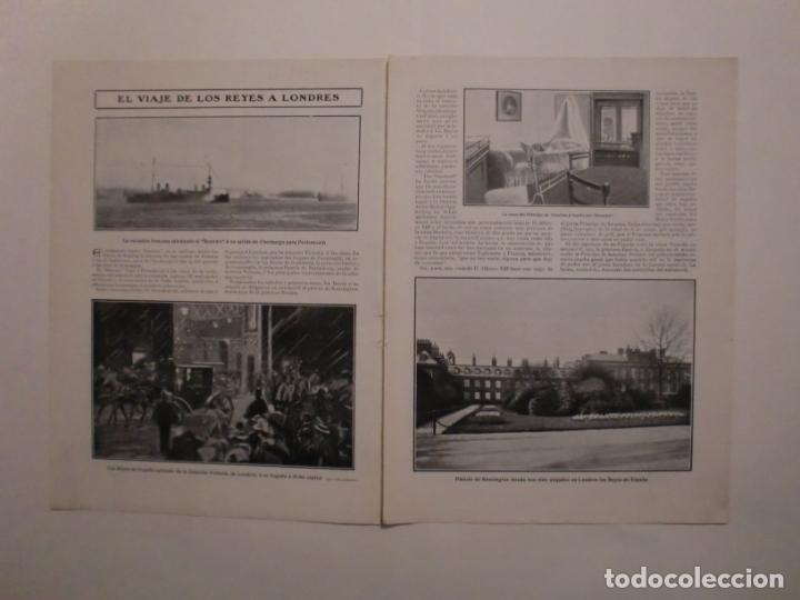 Sammelleidenschaft Papier: VIAJE DE LOS REYES A LONDRES - SOMATENES ESPLUGAS DE LLOBREGAT - 7/11/1907