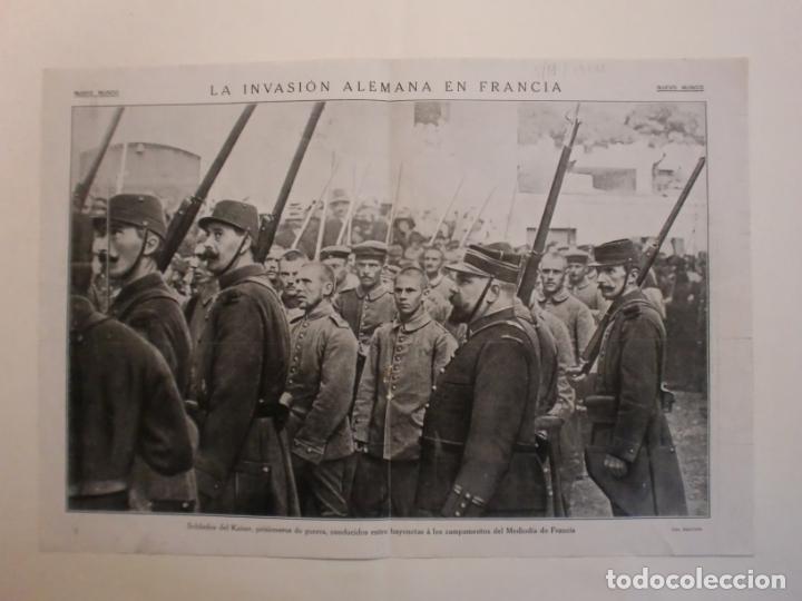 Collezionismo: LA INVASION ALEMANA EN FRANCIA - PRUEBAS DEL NUEVO ACORAZADO ESPA&Ntilde;A - SERVIA - 5/9/1914