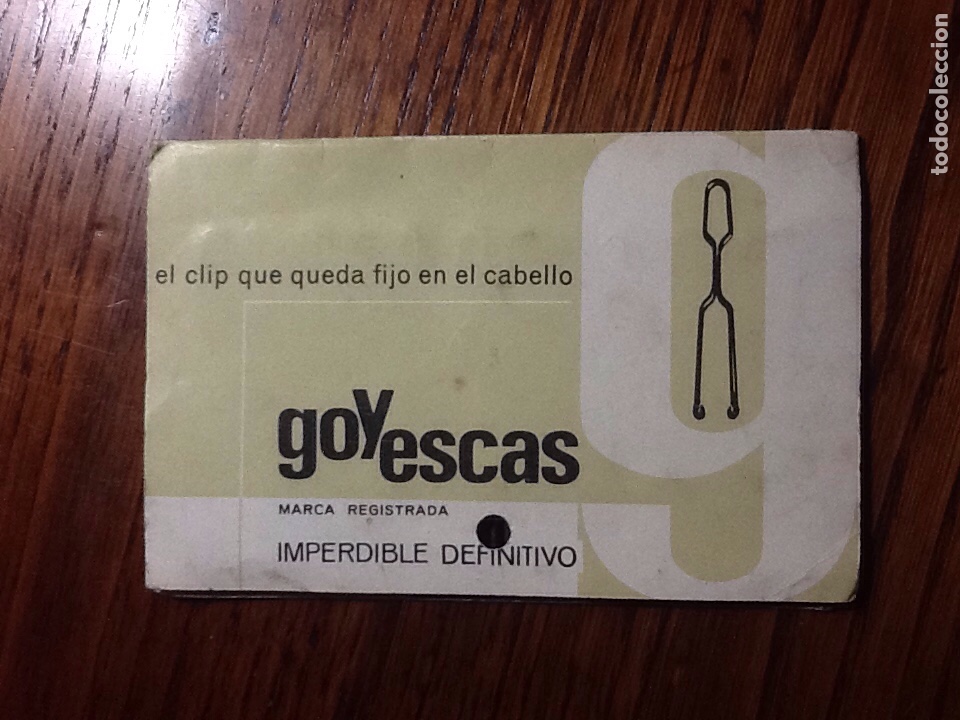 Coleccionismo: BLISTER HORQUILLAS CLIP PARA CABELLO GOYESCAS ( SOBRE IMPERDIBLES CAJITA)
