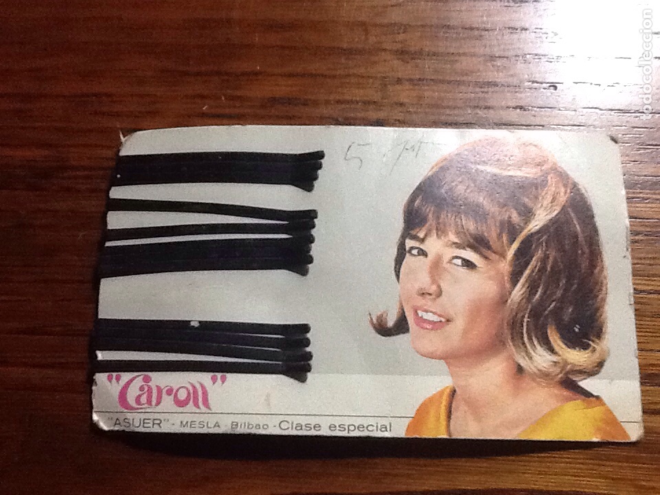 Coleccionismo: BLISTER HORQUILLAS DE PELO CABELLO CAROLL