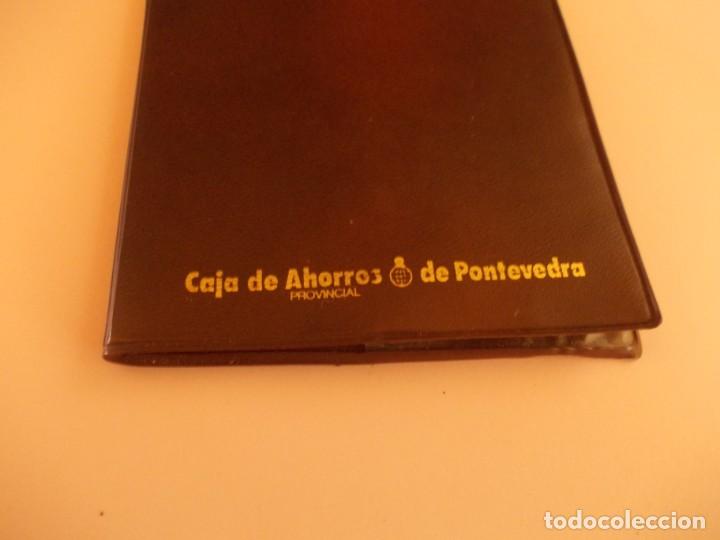 Coleccionismo: funda de libreta de la Caja ahorros de Pontevedra - Foto 1
