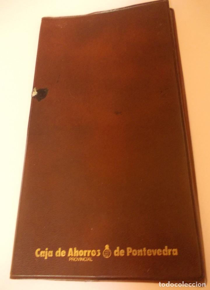 Coleccionismo: funda de libreta de la Caja ahorros de Pontevedra - Foto 2