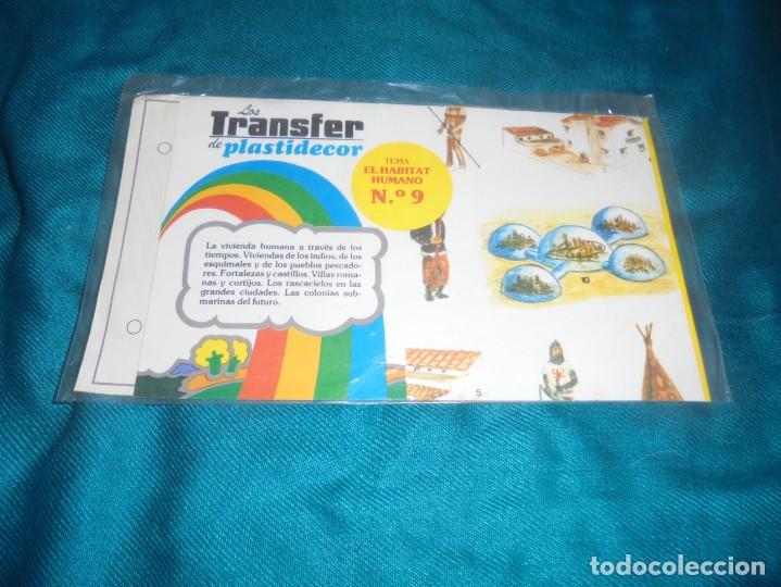 Coleccionismo: LOS TRANSFER DE PLASTIDECOR N&ordm; 9 : EL HABITAT HUMANO. PRECINTADO