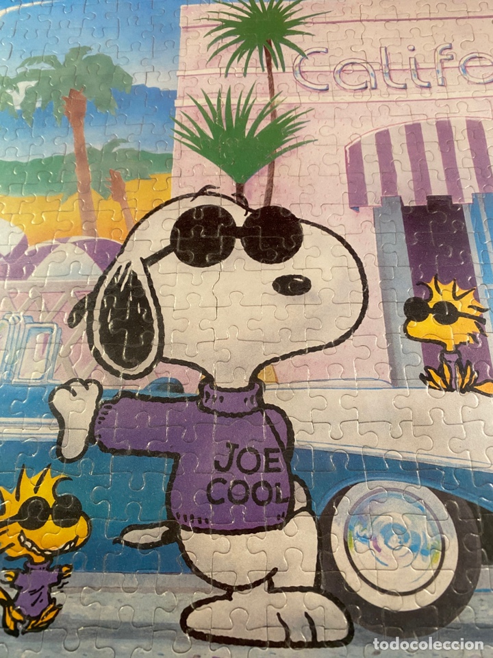 Coleccionismo: Puzzle enmarcado de snoopy - Foto 2