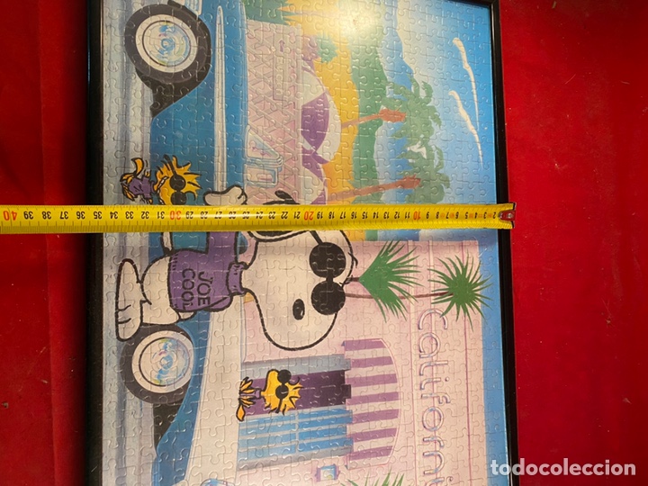 Coleccionismo: Puzzle enmarcado de snoopy - Foto 4