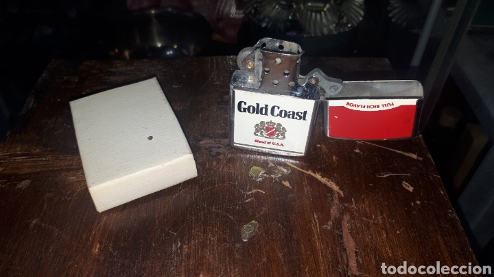 Coleccionismo: Antiguo mechero estilo ZIPPO publicidad GOLD COAST