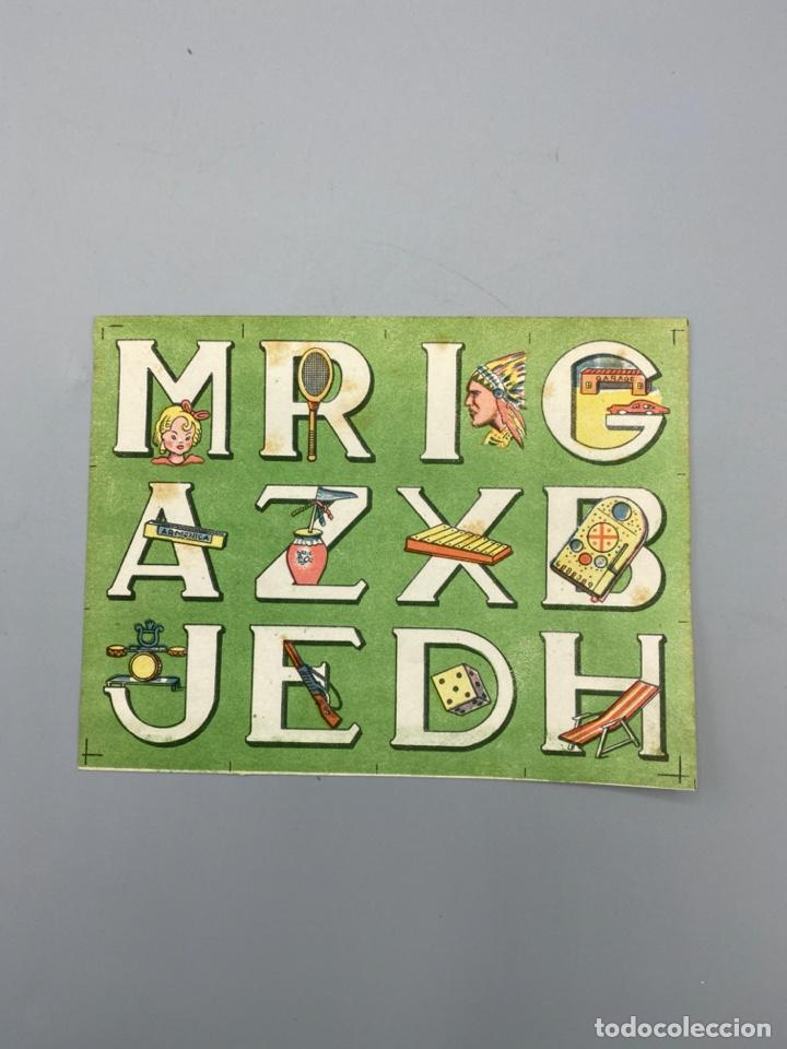 Coleccionismo: LAMINA DE ILUSTRACIONES INFANTILES CON LETRAS DEL ABECEDARIO. VER FOTOS
