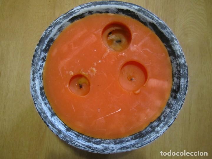 Coleccionismo: vela con calaveras - Foto 5