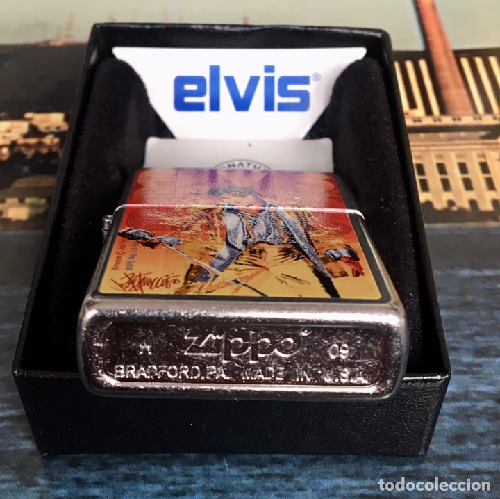 Coleccionismo: Zippo edici&oacute;n limitada ELVIS - Foto 3