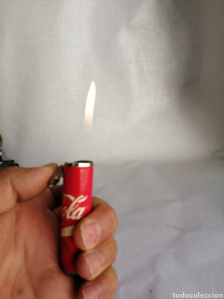 Coleccionismo: Mechero publicidad Coca-Cola no clipper funcionando - Foto 4